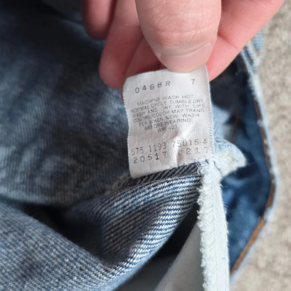 Vintage 90s Levis 517 Orange Tab Bootcut Jeans Mens 34x30 Blue‎ Denim USA Faded